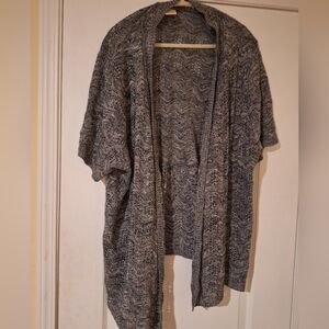Gray Women's Sweater Cardigan 4X 26/28